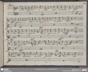 Recitativo: Siedi regina e vedi