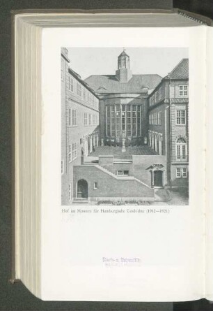 Hof im Museum für Hamburgische Geschichte (1912-1921)