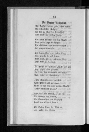Der Bauern Rathschluß.