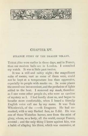 Chapter XV. Strange story of the Dragon Volant