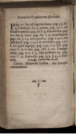 Extantiora Typothetarum sphalmata