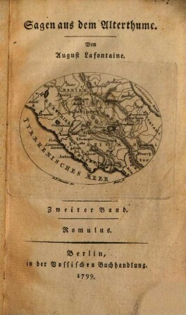Sagen aus dem Alterthume, 2. Romulus