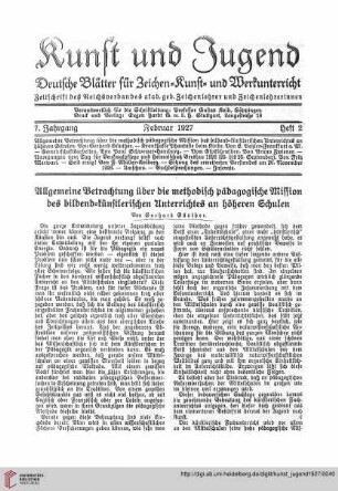Heft 2 (Februar 1927)