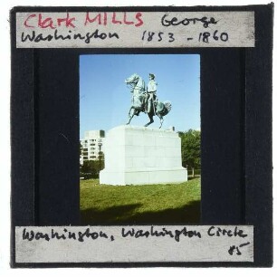 Washington, Mills, Reiterstandbild von Lieutenant General George Washington