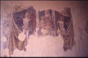 Lappoli, Madonna mit Engeln (Freskenfragment)