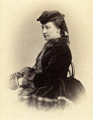 Bildnis Adelheid (1835-1900), Herzogin von Schleswig-Holstein-Sonderburg-Augustenburg