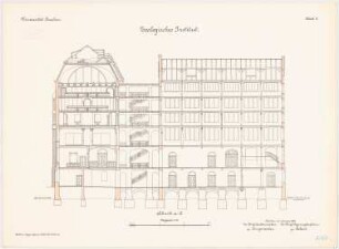Universität Breslau Zoologisches Institut: Längsschnitt 1:100