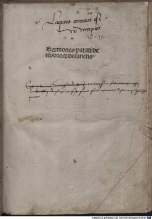 Sermones 'Parati' de tempore et de sanctis