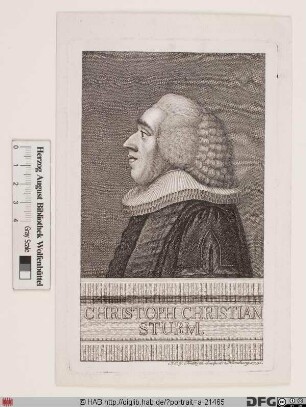 Bildnis Christoph Christian Sturm