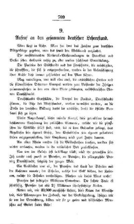 Aufruf an den gesammten deutschen Lehrerstand