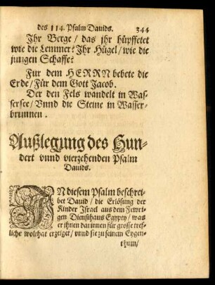 Außlegung des Hundert unnd vierzehenden Psalm Davids.