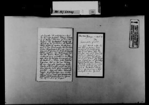 Schreiben von Georg Meissner, Göttingen, an August Lamey: Dank für die Anteilnahme am Tod von Meissners Frau, Maria Meissner.