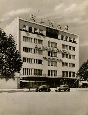 Geschäfts- und Bürohaus Hülse, Berlin-Charlottenburg: Ansicht