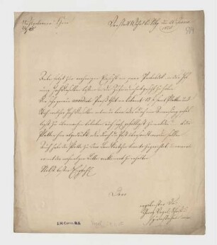 Brief von Georg Vogel an Joseph Heller