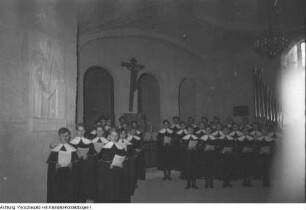 Dresden, Kreuzkirche, Heinrich-Schütz-Kapelle. Chorkonzert, Pfingsten 1964