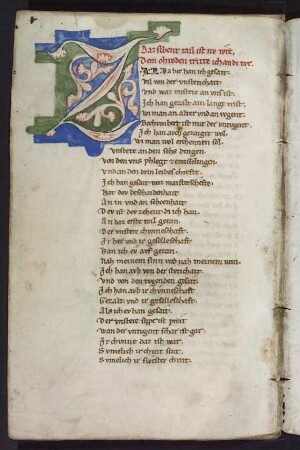 Z-Initiale; Spaltleisteninitiale, Ranke als Ablaufmotiv; (Buch 8)