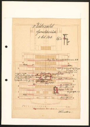 Bühnentechnik: Rübezahl, Opernhaus Dresden: Grundriss 3. Akt Szene 6