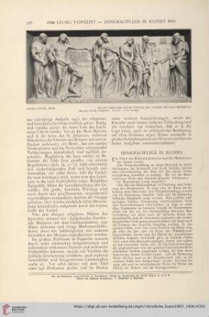 Denkmalpflege in Bayern