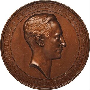 Prinz Johann Georg - 5. Vereinstag Deutscher Münzforscher in Dresden