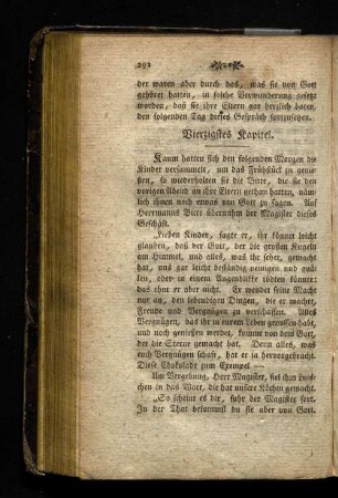 Vierzigstes Kapitel.