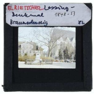 Braunschweig, Rietschel, Lessing-Denkmal