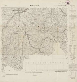 5767 (alte Nr.: 3342) Wilhelmsthal, Meßtischblatt (4cm - Karte)