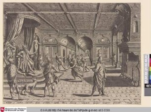 [König Nebukadnezar II. empfängt Daniel; King Nebukadnessar Receiving Daniel]