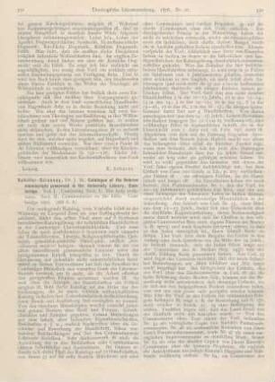 531-533 [Rezension] Schiller-Szinessy, J. M., Catalogue of the Hebrew manuscripts preserved in the University Library, Cambridge. Vol. I