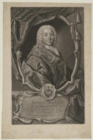 Bildnis des Heinrich Christian von Senkenberg