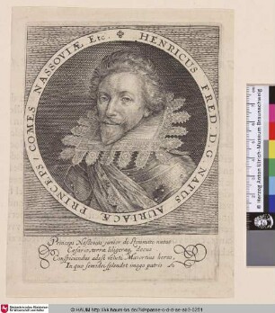 Henricus Fred: D.G. [Friedrich Heinrich von Oranien]