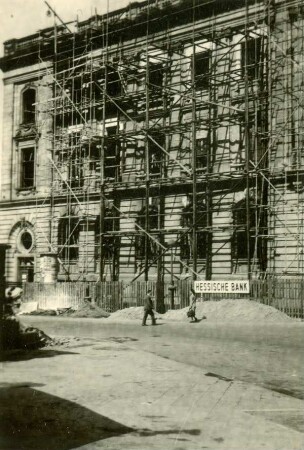 Hessische Bank - Stahlrohrgerüst, 1948