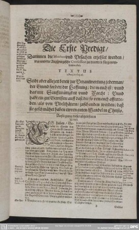 [Augsburgische Konfessions-Predigten]