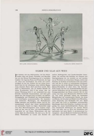 Silber und Glas aus Wien