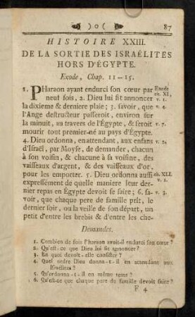 87-91, Histoire XXIII