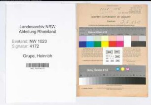 Entnazifizierung Heinrich Grupe , geb. 27.07.1902 (Kaufm.Angest.)