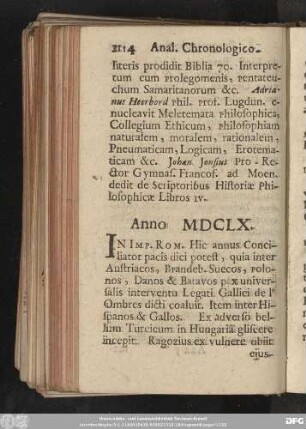 Anno MDCLX.