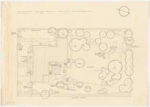 Garten Wohltat, Meerbusch: Vorentwurf Gartenplan 1:100