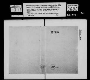 Pflegerei Vaihingen: Lagerbuch zu Vaihingen, Enzweihingen, Leinfelden (Leinfelder Hof), Hochdorf, Riet