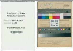 Entnazifizierung Paul Wollschlaeger , geb. 02.01.1903 (Landarbeiter)