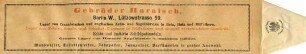 GEBRÜDER HARNISCH - ZAHNBÜRSTENTASCHE