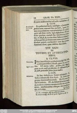 Tit. XXIV. De Testibus Et Attestationibus.