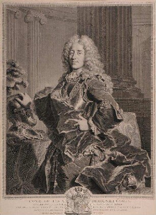 Bildnis von Conrad Detlev Graf von Dehn (1688-1753)