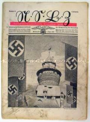 Mitteilungsblatt für NS-Beamte u.a. zum Reichsparteitag der NSDAP