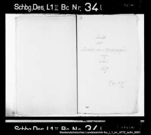 Schuldforderung der Witwe des Adolph Bövers an Borries von Münchhausen