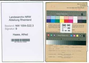 Entnazifizierung Alfred Haass , geb. 25.07.1904 (Betriebstechniker)