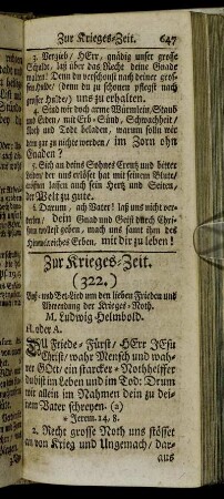 Zur Kriegs-Zeit.