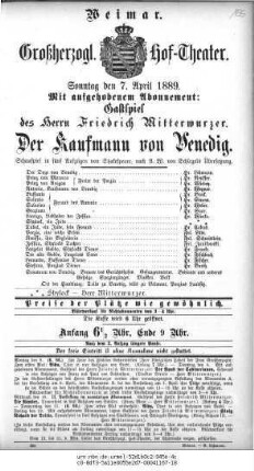 Der Kaufmann von Venedig