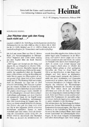 "Der Pächter aber gab den Koog noch nicht auf.."