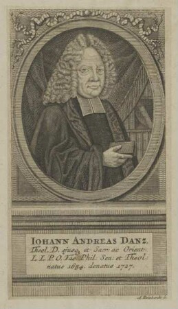 Bildnis des Iohann Andreas Danz