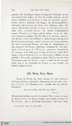 242. Nares, Naris, Nasus – 248. Nymphae und Myrtiformis